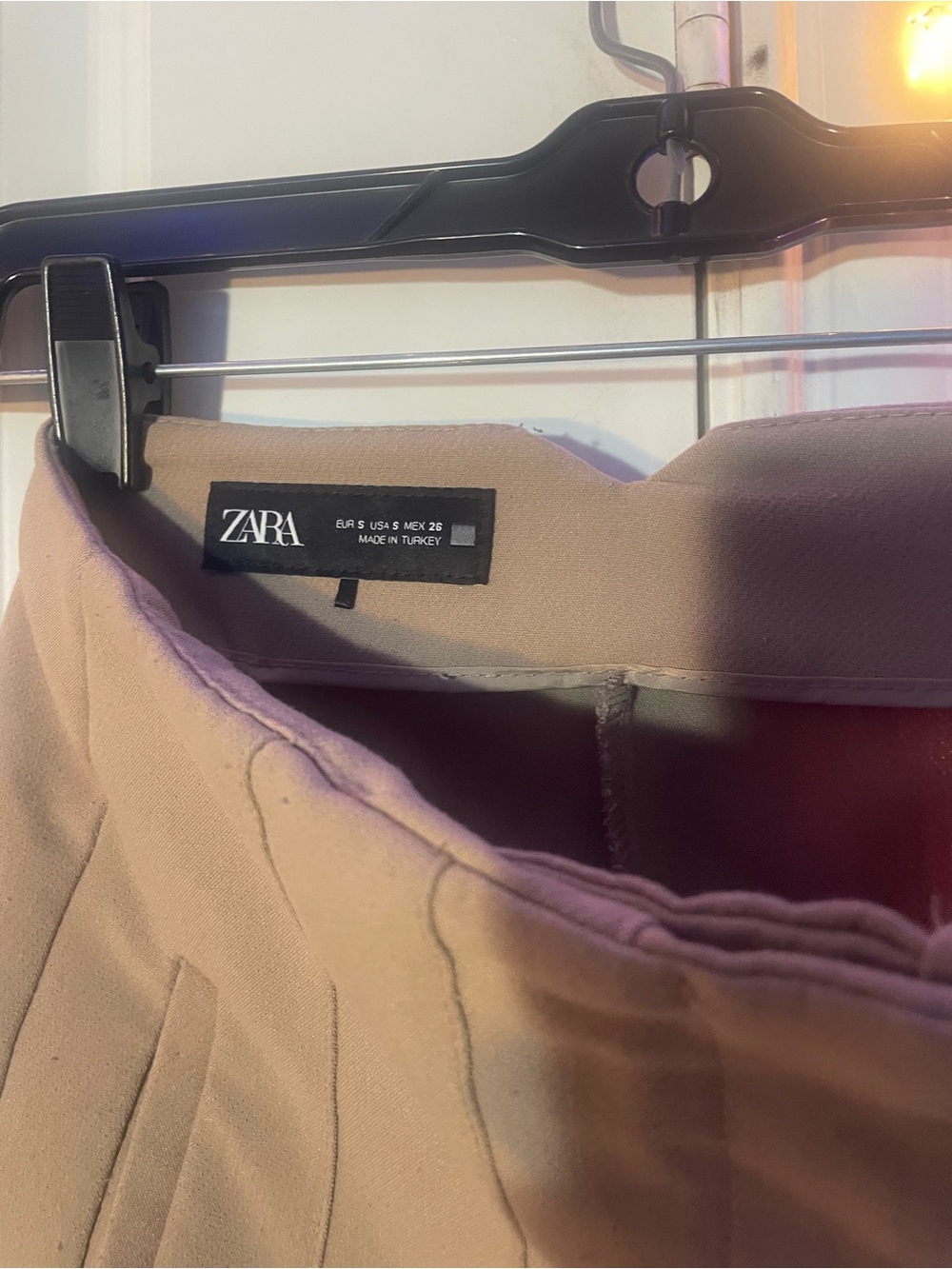 Tan Pleated Dress Pants - Picture 2 of 3